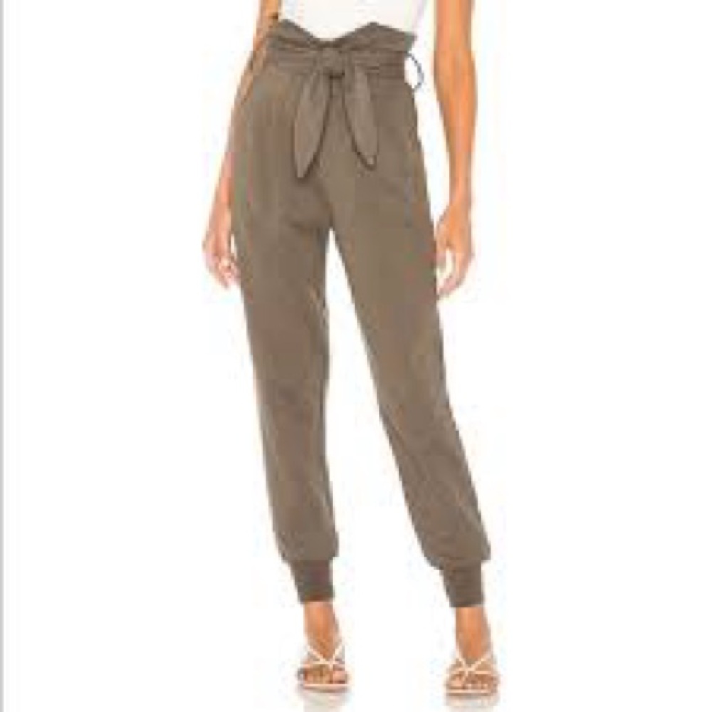 Tularosa Ember Women's Olive Tie-Waist Jogger Pants